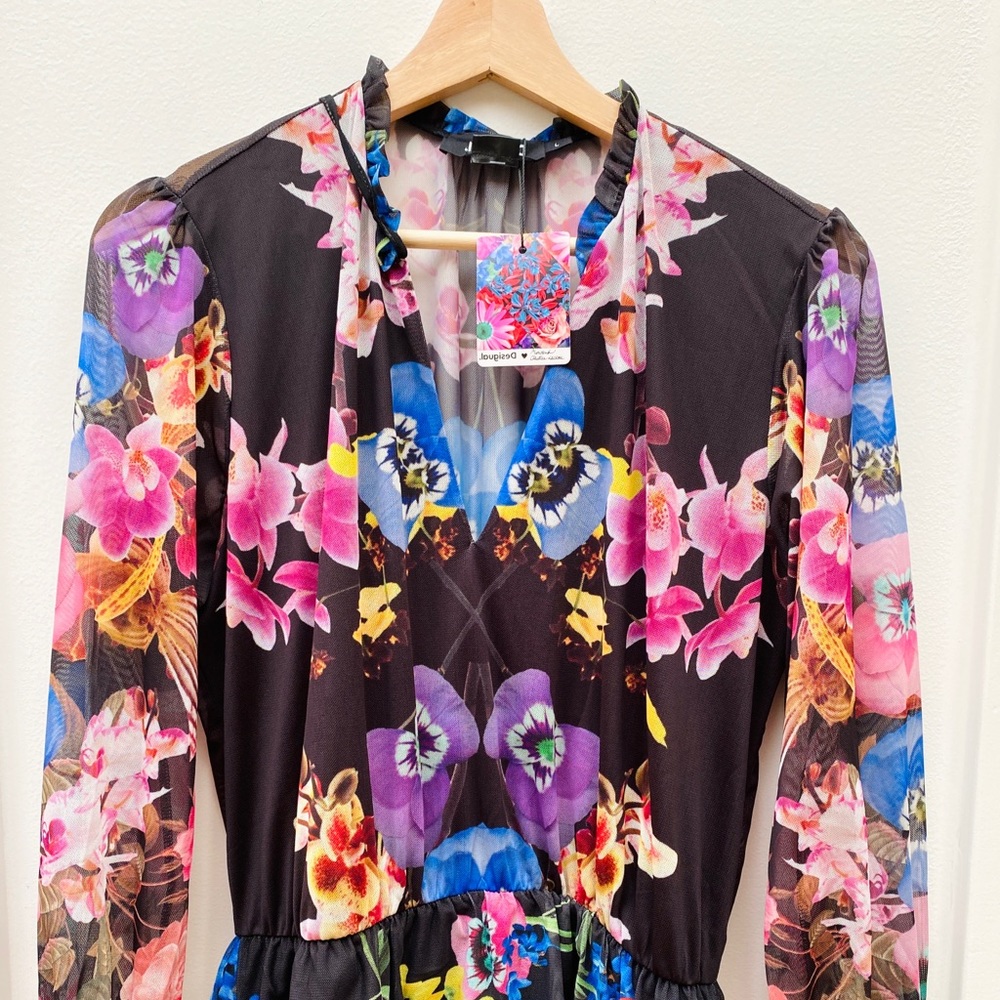 DESIGUAL M. Christian Lacroix orchid dress - Picture 6 of 11